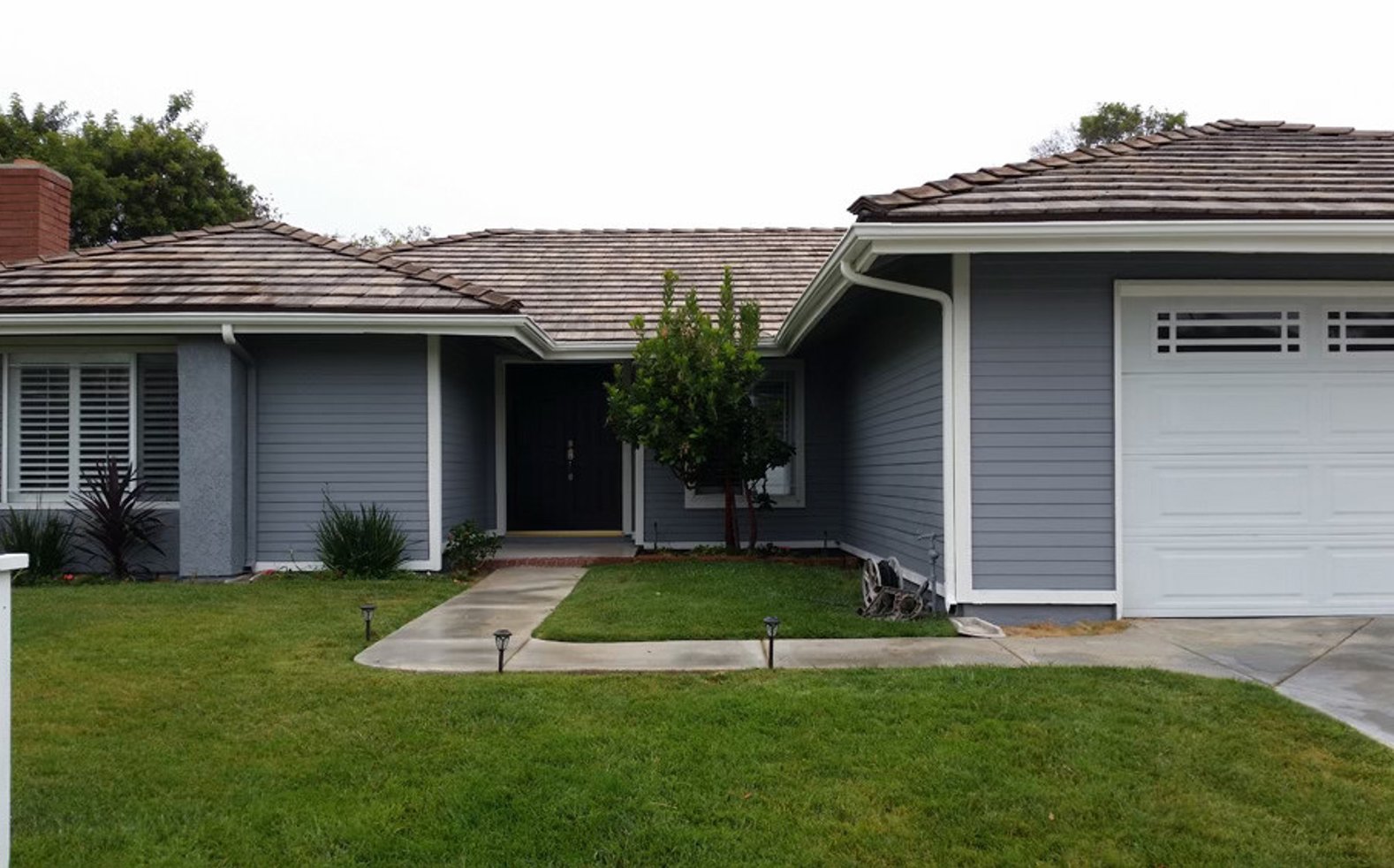 Residential home after professional paint service in Orange County CA